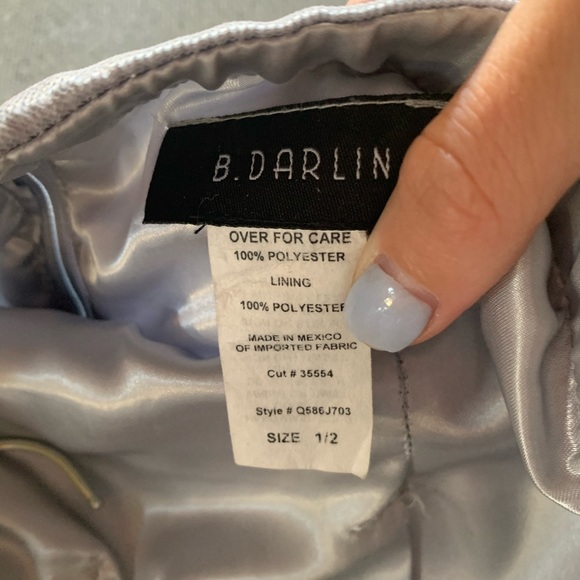 B-Darlin Silver/Grey Homecoming Dress - Picture 5 of 5